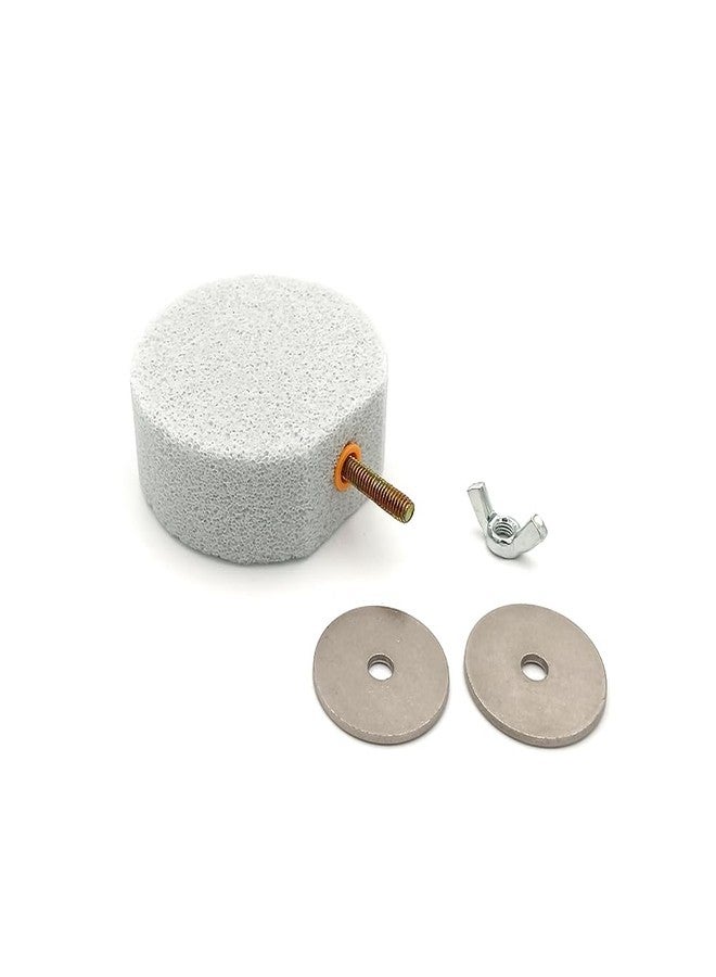 Shelltech Pumice Ledge Lava Ledge for Birds Chinchillas, Climbing Ledge Teeth Grinding Beak Grinding Block Perch Stand for Hamsters Chinchillas Parrots (Natural Color, S-Round 2 Pack) - Image 5
